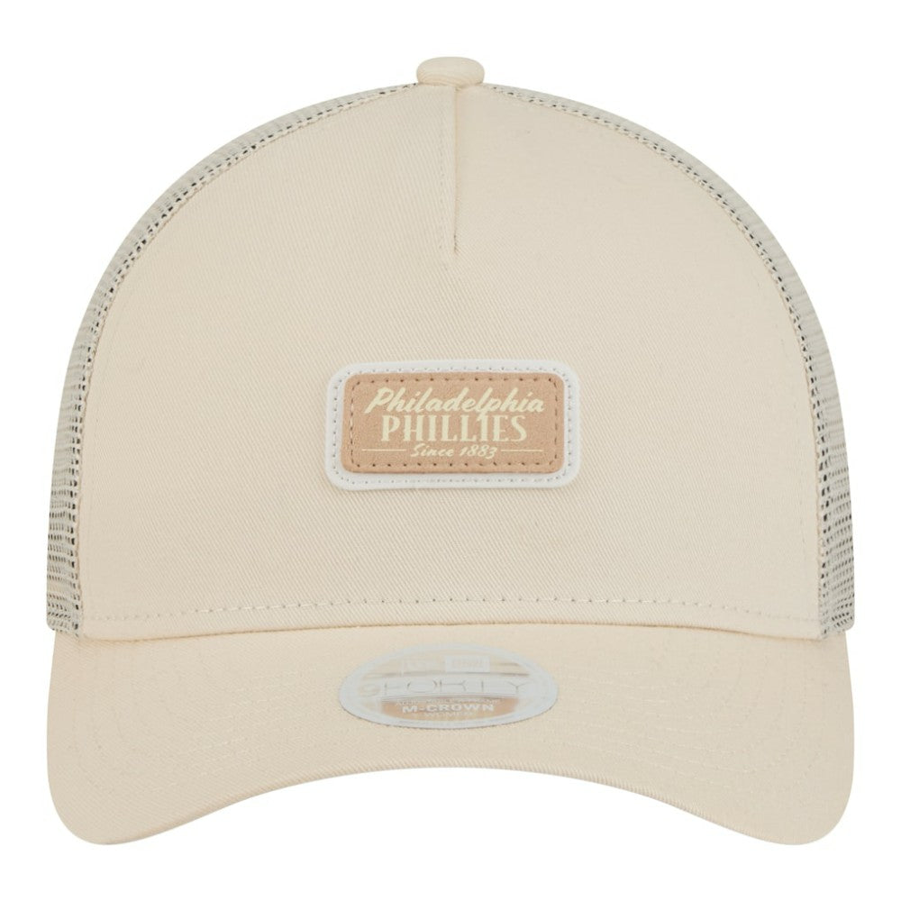 Philadelphia Phillies New Era Women's Tonal Patch 9FORTY M-Crown A-Frame Trucker Adjustable Hat Outlet