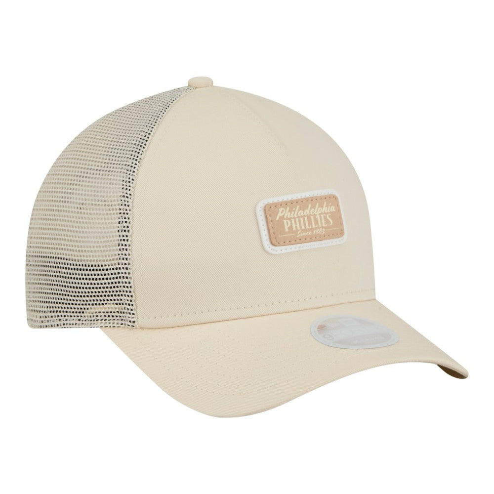 Philadelphia Phillies New Era Women's Tonal Patch 9FORTY M-Crown A-Frame Trucker Adjustable Hat Outlet