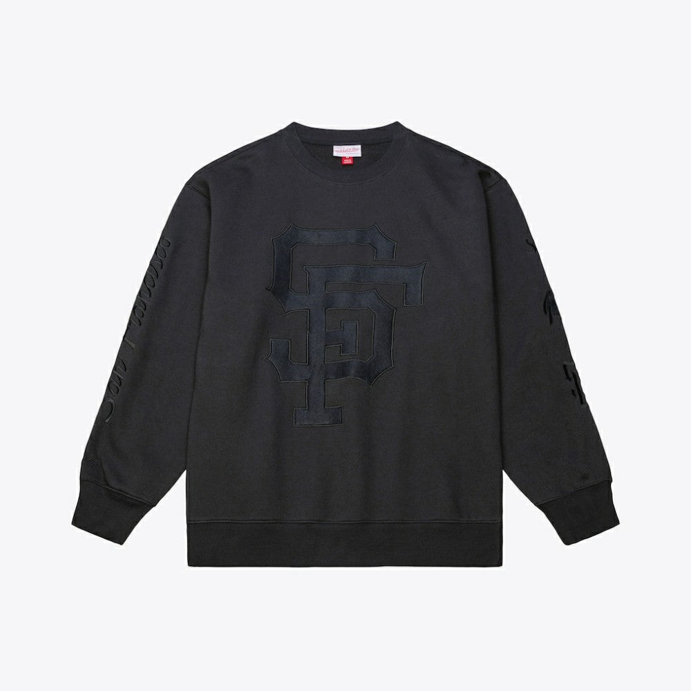 San Francisco Giants Mitchell & Ness Phantom Fleece Crewneck Sweatshirt for sale