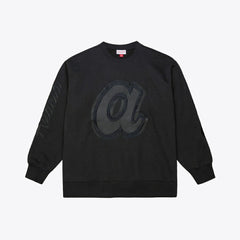 Atlanta Braves Mitchell & Ness Phantom Fleece Crewneck Sweatshirt Outlet