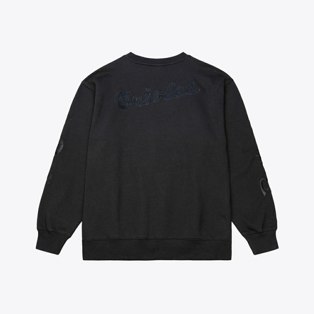 Baltimore Orioles Mitchell & Ness Phantom Fleece Crewneck Sweatshirt Near Me