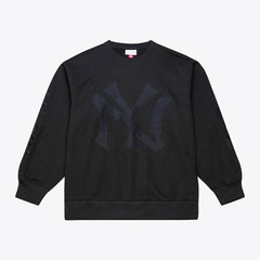 New York Yankees Mitchell & Ness Phantom Fleece Crewneck Sweatshirt Outlet