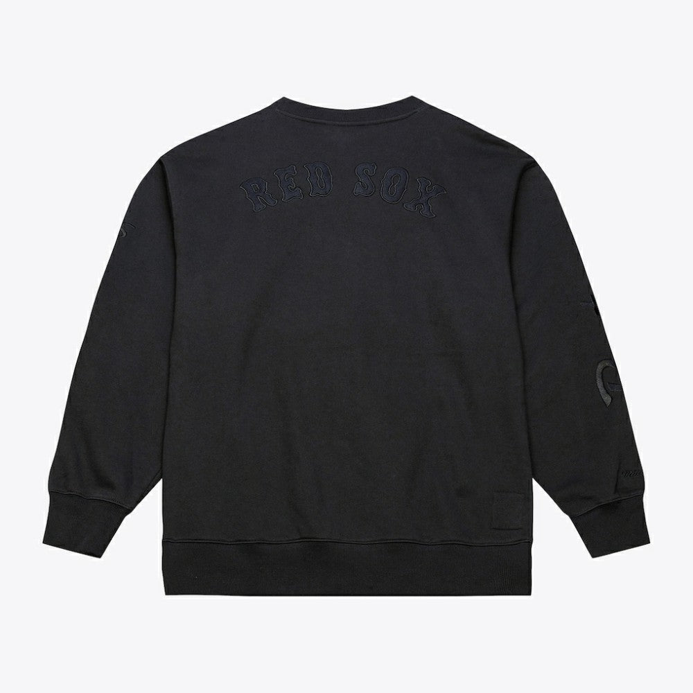 Boston Red Sox Mitchell & Ness Phantom Fleece Crewneck Sweatshirt Sale