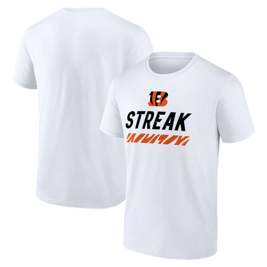 Cincinnati Bengals Streak T-Shirt - White - NFL