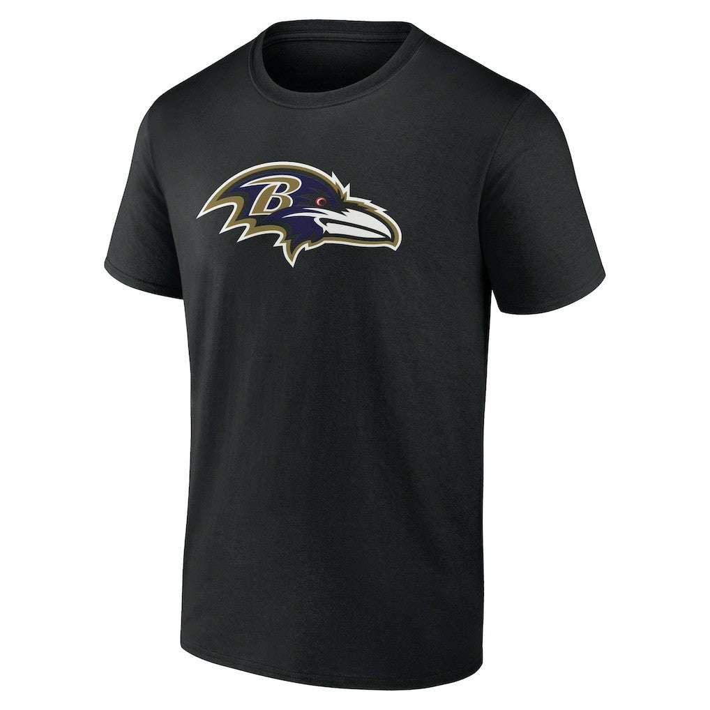 Lamar Jackson Baltimore Ravens Icon Name & Number T-Shirt - Black - NFL