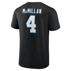 Tetairoa McMillan Carolina Panthers Icon Name & Number T-Shirt - Black - NFL