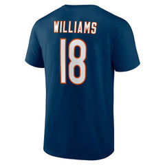Caleb Williams Chicago Bears Icon Name & Number T-Shirt - Navy - NFL