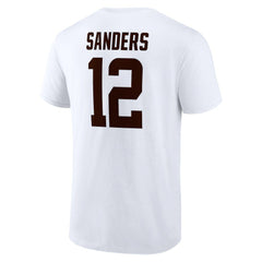 Shedeur Sanders Cleveland Browns Icon Name & Number T-Shirt - White - NFL