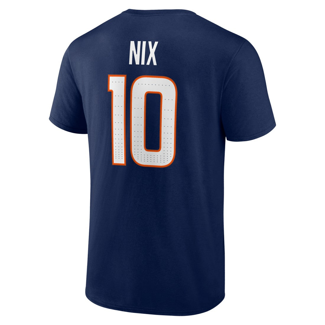 Bo Nix Denver Broncos Icon Name & Number T-Shirt - Navy - NFL