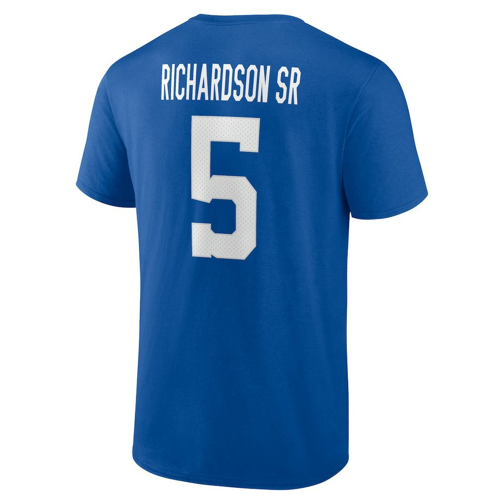 Anthony Richardson Sr. Indianapolis Colts Icon Name & Number T-Shirt - Royal - NFL
