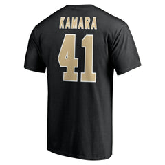 Alvin Kamara New Orleans Saints Icon Name & Number T-Shirt - Black - NFL