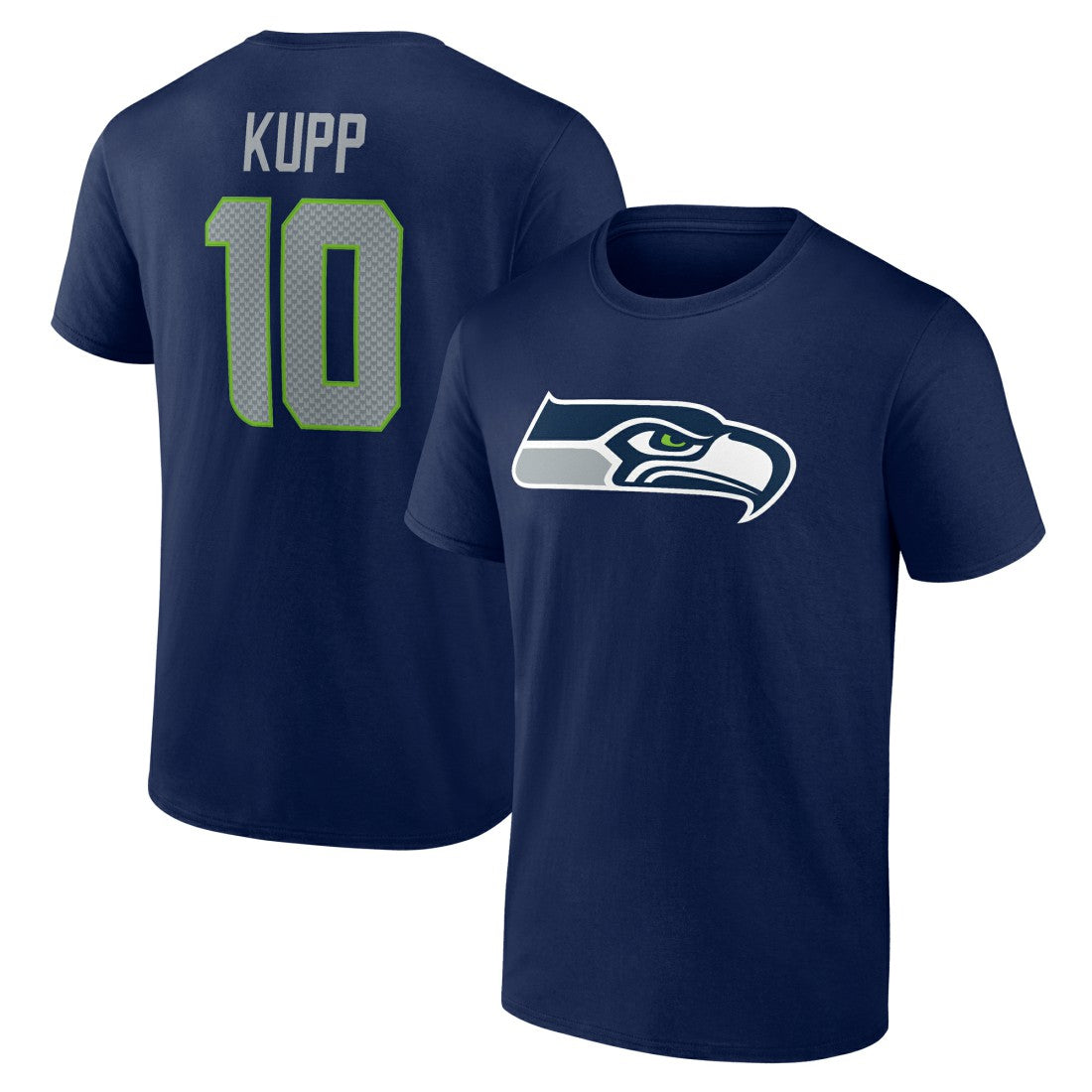Cooper Kupp Seattle Seahawks Icon Name & Number T-Shirt - College Navy - NFL