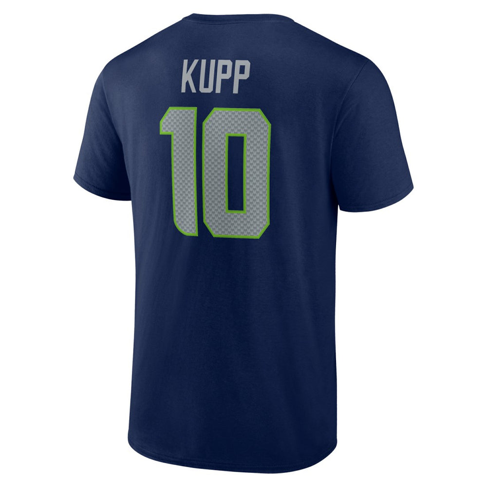 Cooper Kupp Seattle Seahawks Icon Name & Number T-Shirt - College Navy - NFL
