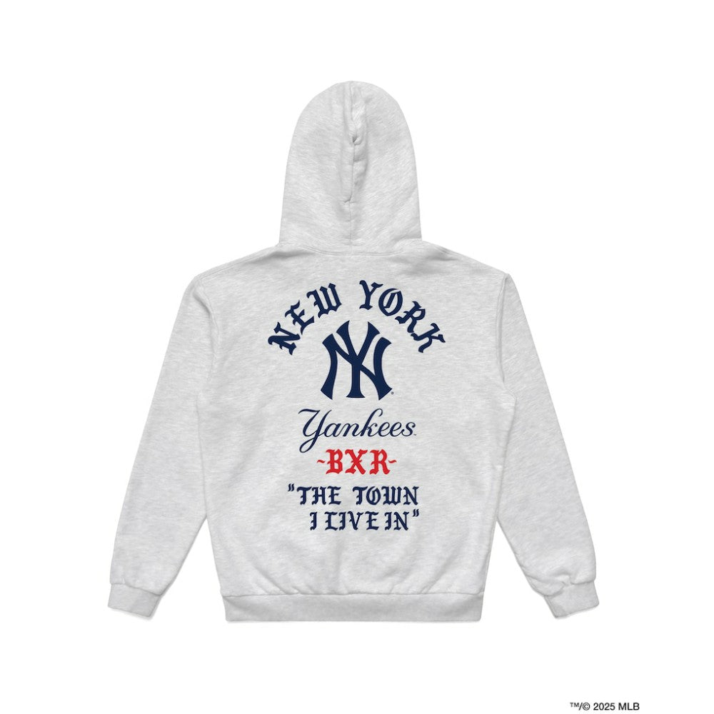 New York Yankees Mitchell & Ness Born X Raised in New York Town Pullover Hoodie Outlet