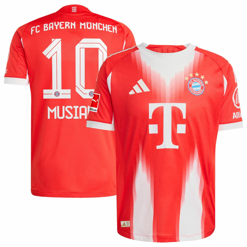 Adidas - Jamal Musiala Bayern Munich Home 2025/26 Player Jersey - Red