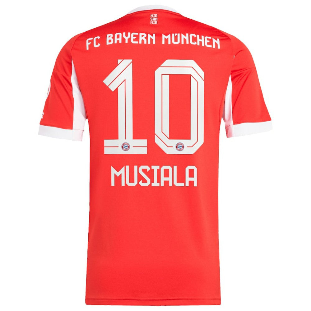 Adidas - Jamal Musiala Bayern Munich Home 2025/26 Replica Player Jersey - Red