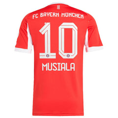 Adidas - Jamal Musiala Bayern Munich Home 2025/26 Replica Player Jersey - Red