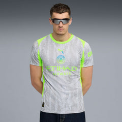 Puma - Manchester City 2025/26 Third Replica Jersey - Gray/Neon Green