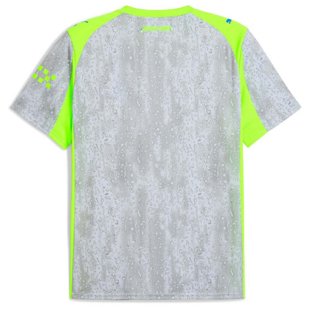 Puma - Manchester City 2025/26 Third Replica Jersey - Gray/Neon Green