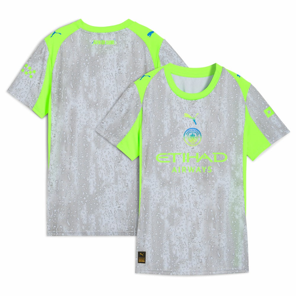 Puma - Manchester City Women's 2025/26 Third Replica Jersey - Green/Neon Green