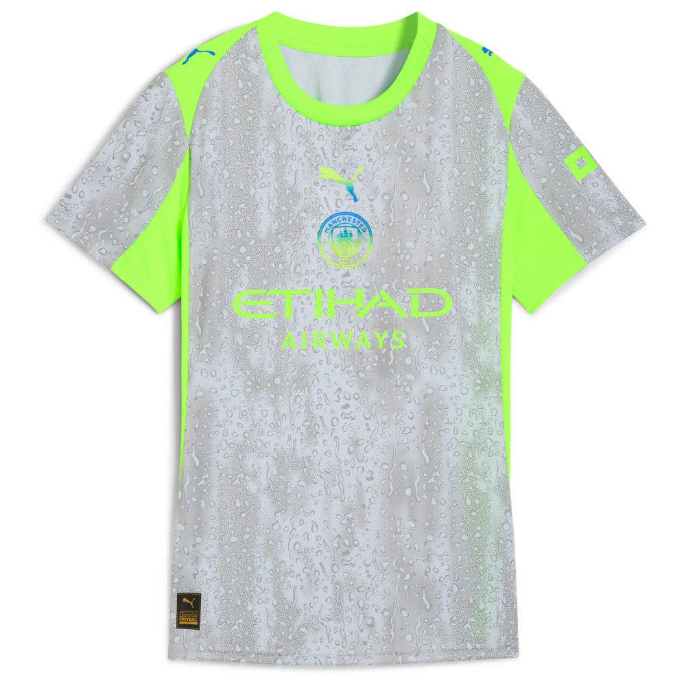 Puma - Manchester City Women's 2025/26 Third Replica Jersey - Green/Neon Green