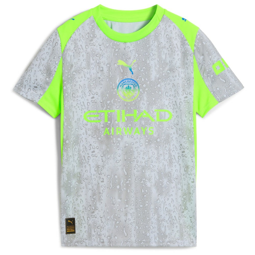 Puma - Manchester City Youth 2025/26 Third Replica Jersey - Green/Neon Green
