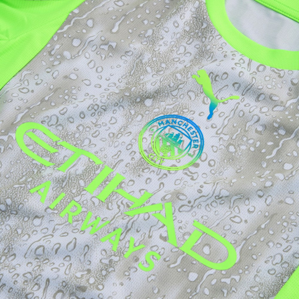 Puma - Manchester City Youth 2025/26 Third Replica Jersey - Green/Neon Green