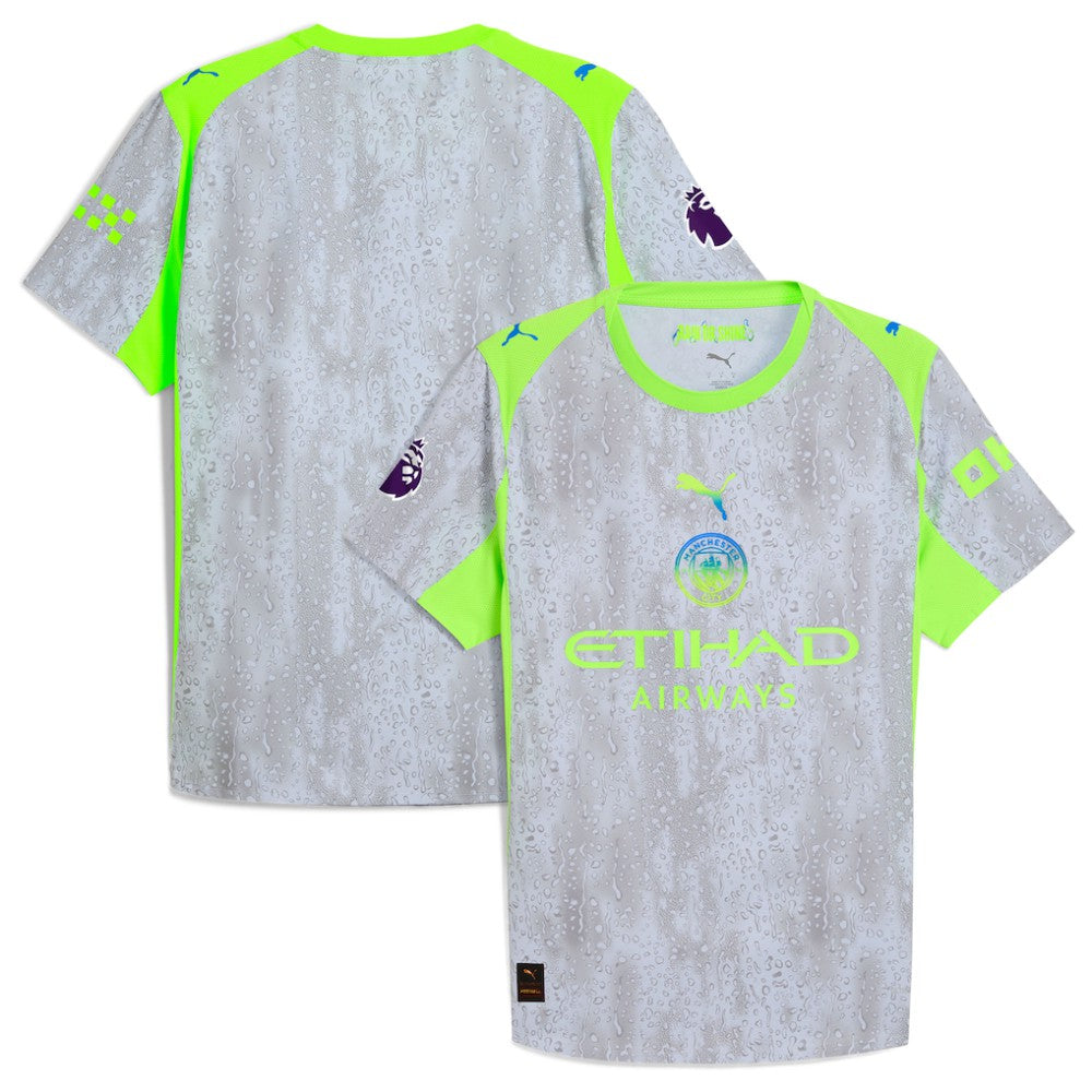 Puma - Manchester City 2025/26 Third Jersey - Green/Neon Green