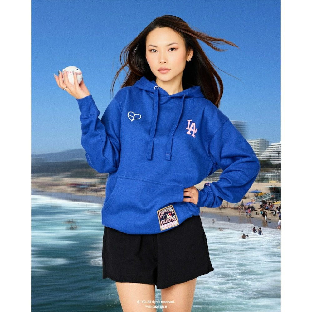 Los Angeles Dodgers Mitchell & Ness x BLACKPINK  Pullover Hoodie Sale