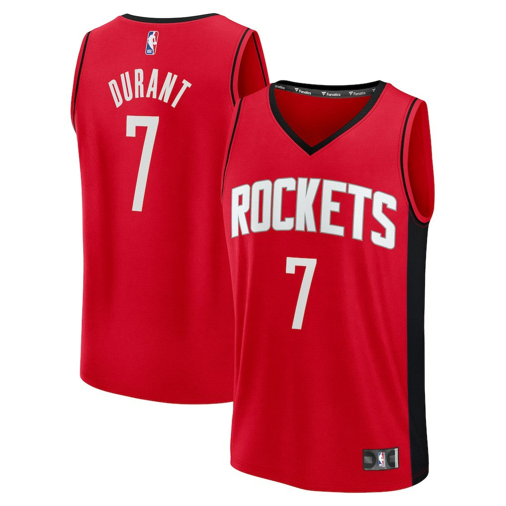 Fanatics Kevin Durant Houston Rockets Youth Fast Break Replica Player Jersey Icon Edition Red