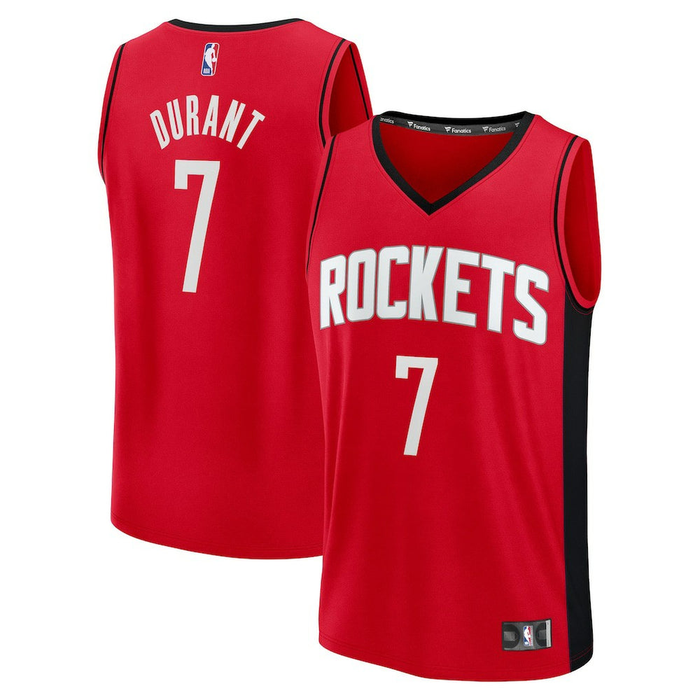 Fanatics Kevin Durant Houston Rockets Youth Fast Break Replica Player Jersey Icon Edition Red