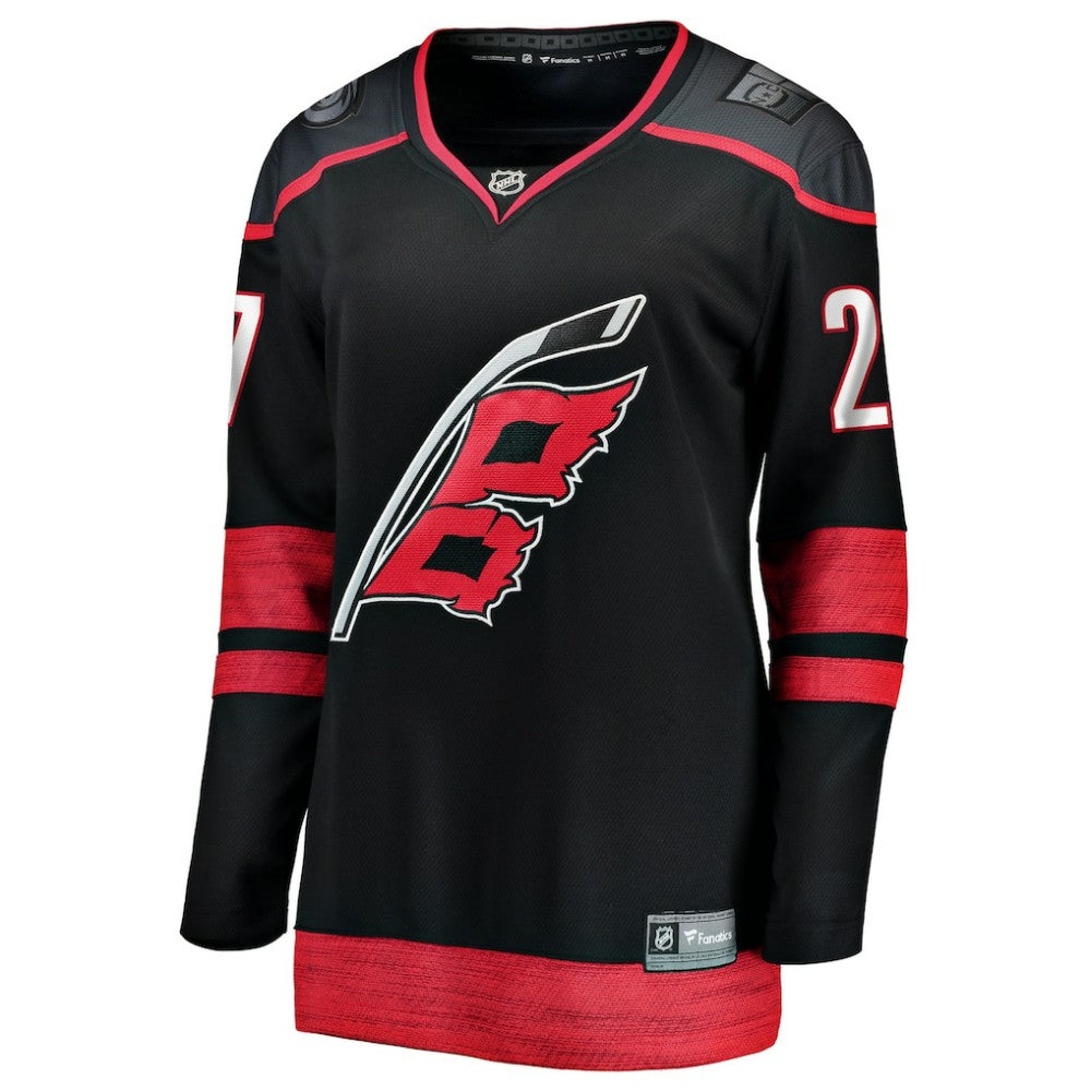 Nikolaj Ehlers Carolina Hurricanes Fanatics Women's Home Breakaway Jersey - Black | Fanatics Lifestyle