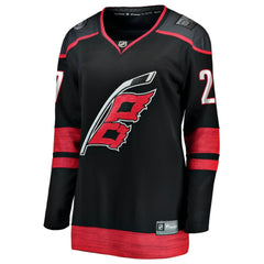 Nikolaj Ehlers Carolina Hurricanes Fanatics Women's Home Breakaway Jersey - Black | Fanatics Lifestyle
