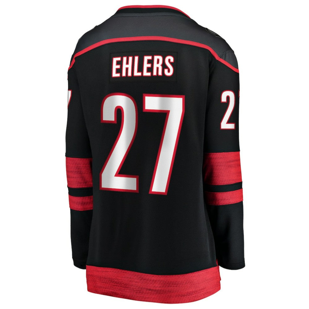 Nikolaj Ehlers Carolina Hurricanes Fanatics Women's Home Breakaway Jersey - Black | Fanatics Lifestyle
