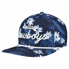 Dallas Cowboys New Era Palm Print A-Frame 9FIFTY Snapback Hat - Navy - NFL