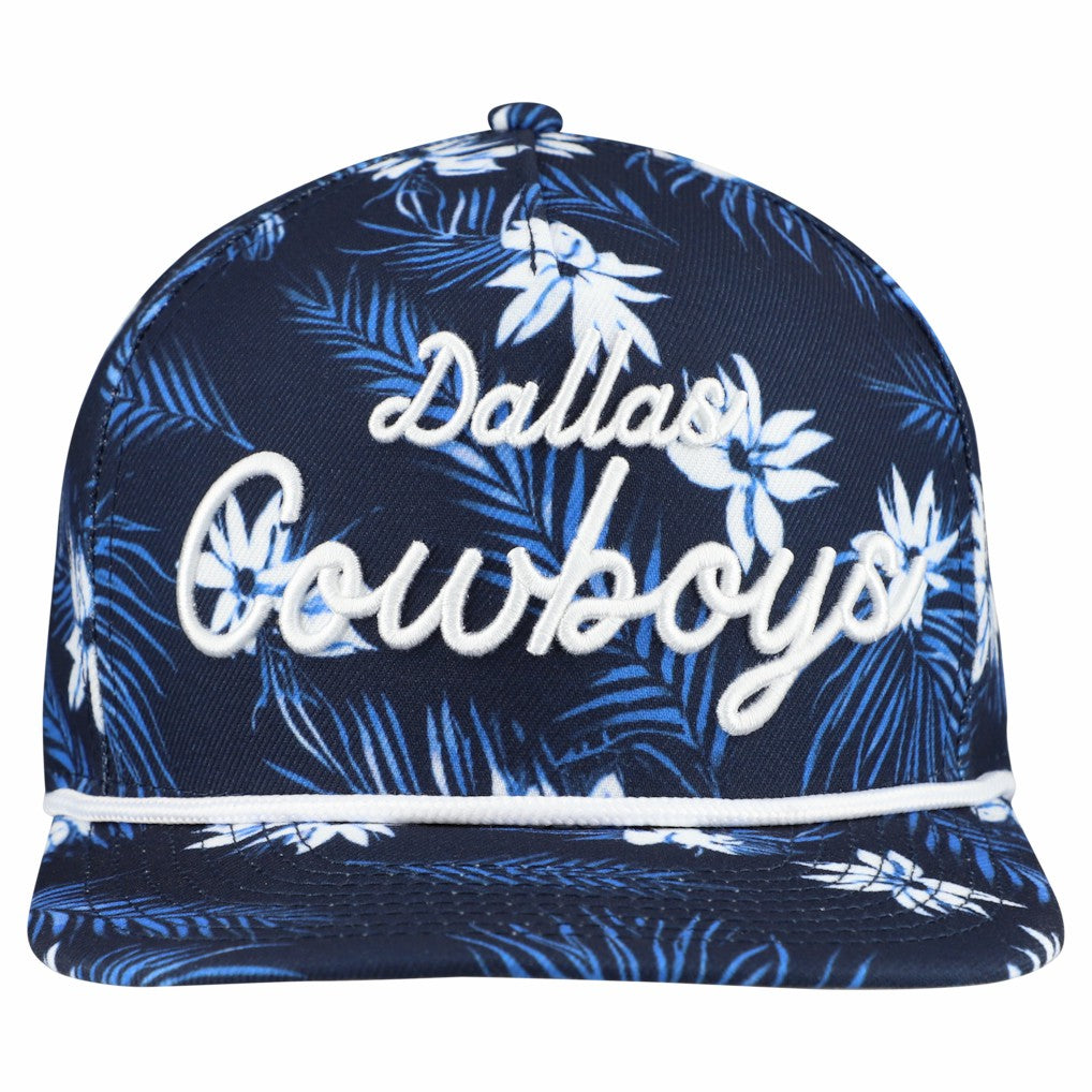 Dallas Cowboys New Era Palm Print A-Frame 9FIFTY Snapback Hat - Navy - NFL