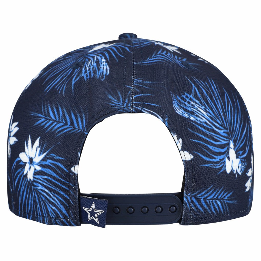 Dallas Cowboys New Era Palm Print A-Frame 9FIFTY Snapback Hat - Navy - NFL