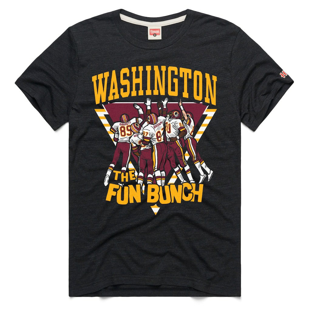 Washington Commanders Homage The Fun Bunch Tri-Blend T-Shirt - Charcoal - NFL