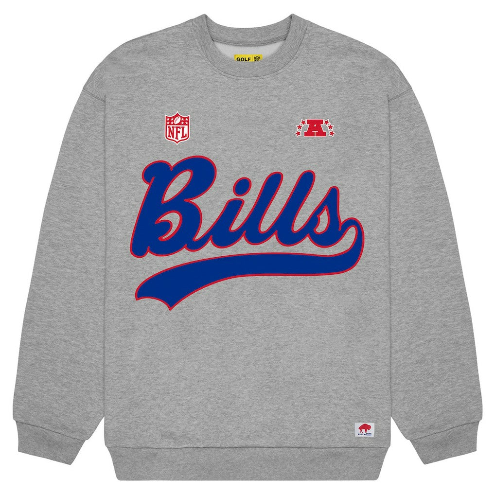 Buffalo Bills Golf Wang Unisex Sweatshirt - Heather Gray - NFL