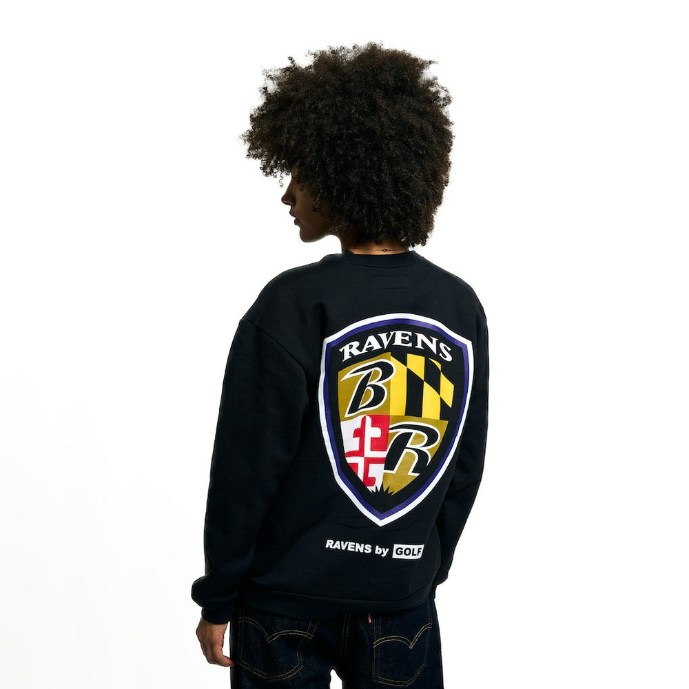 Baltimore Ravens Golf Wang Unisex Sweatshirt - Black - NFL