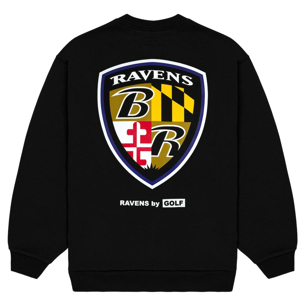 Baltimore Ravens Golf Wang Unisex Sweatshirt - Black - NFL