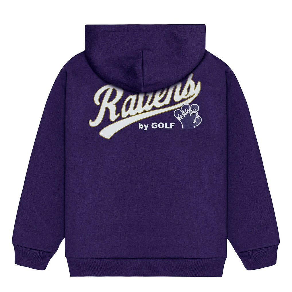 Baltimore Ravens Golf Wang Unisex Cutout Hoodie - Purple - NFL