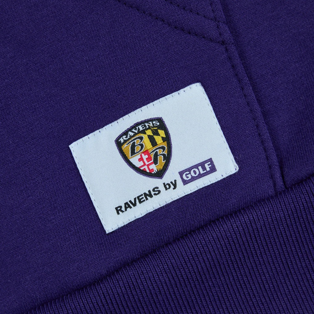 Baltimore Ravens Golf Wang Unisex Cutout Hoodie - Purple - NFL