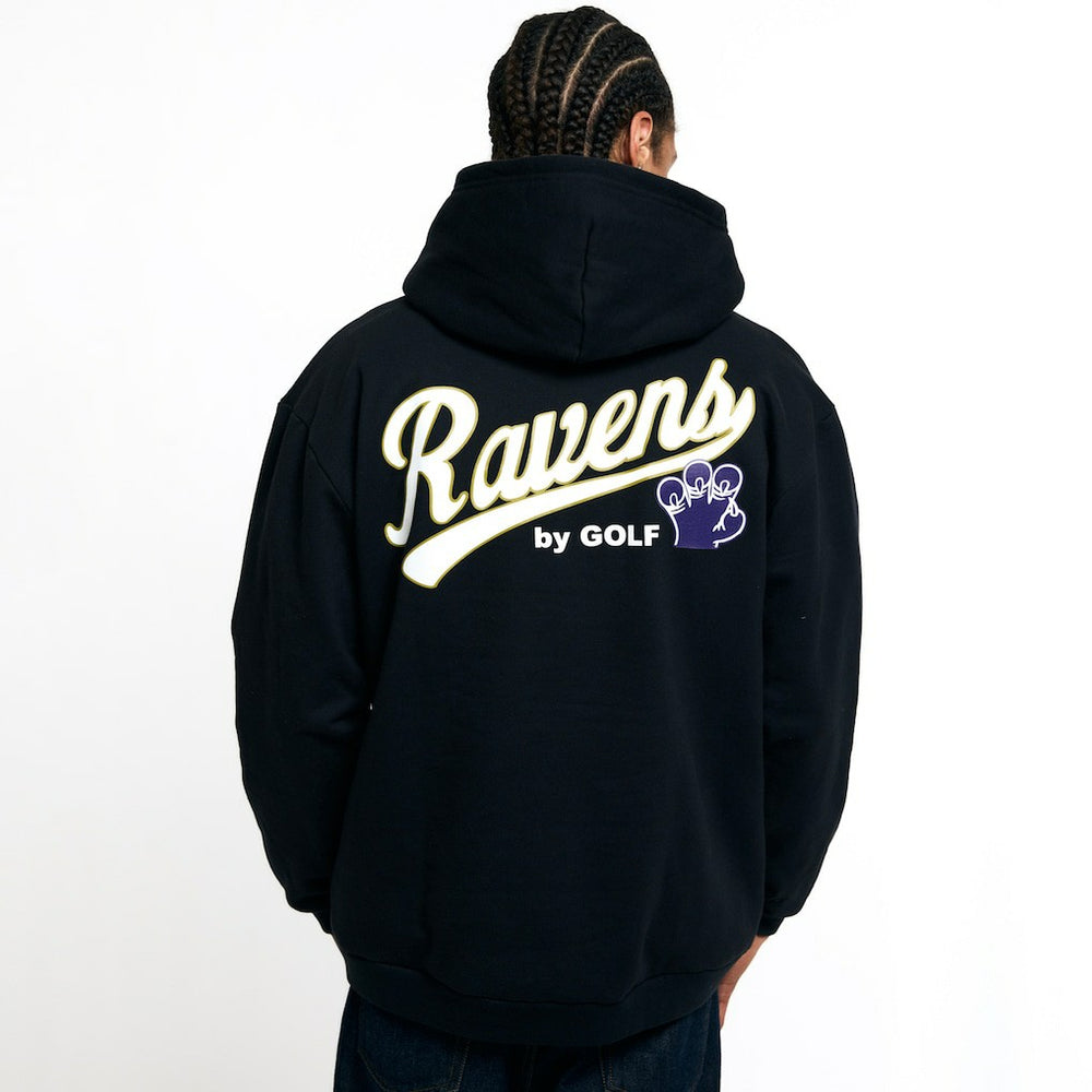 Baltimore Ravens Golf Wang Unisex Cutout Hoodie - Black - NFL
