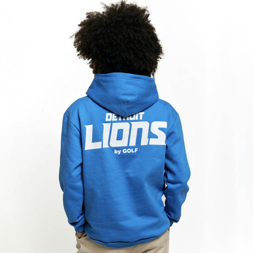 Detroit Lions Golf Wang Unisex Cutout Hoodie - Blue - NFL