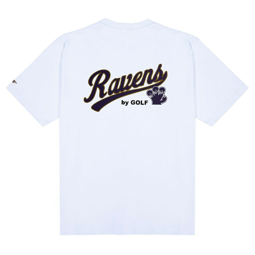 Baltimore Ravens Golf Wang Unisex Cutout T-Shirt - White - NFL