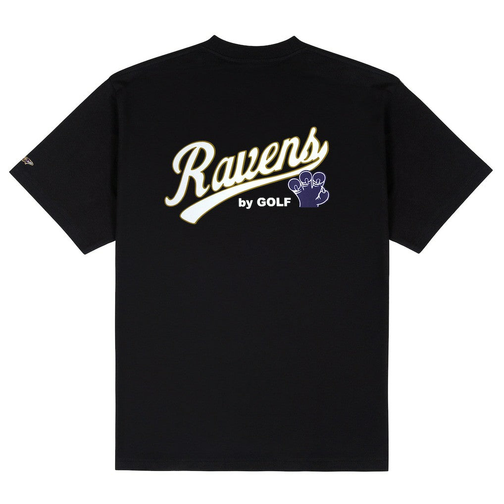 Baltimore Ravens Golf Wang Unisex Cutout T-Shirt - Black - NFL