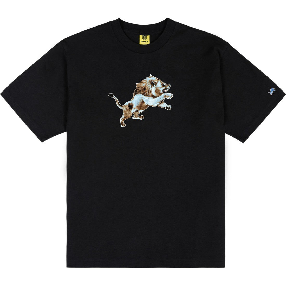Detroit Lions Golf Wang Unisex Cutout T-Shirt - Black - NFL