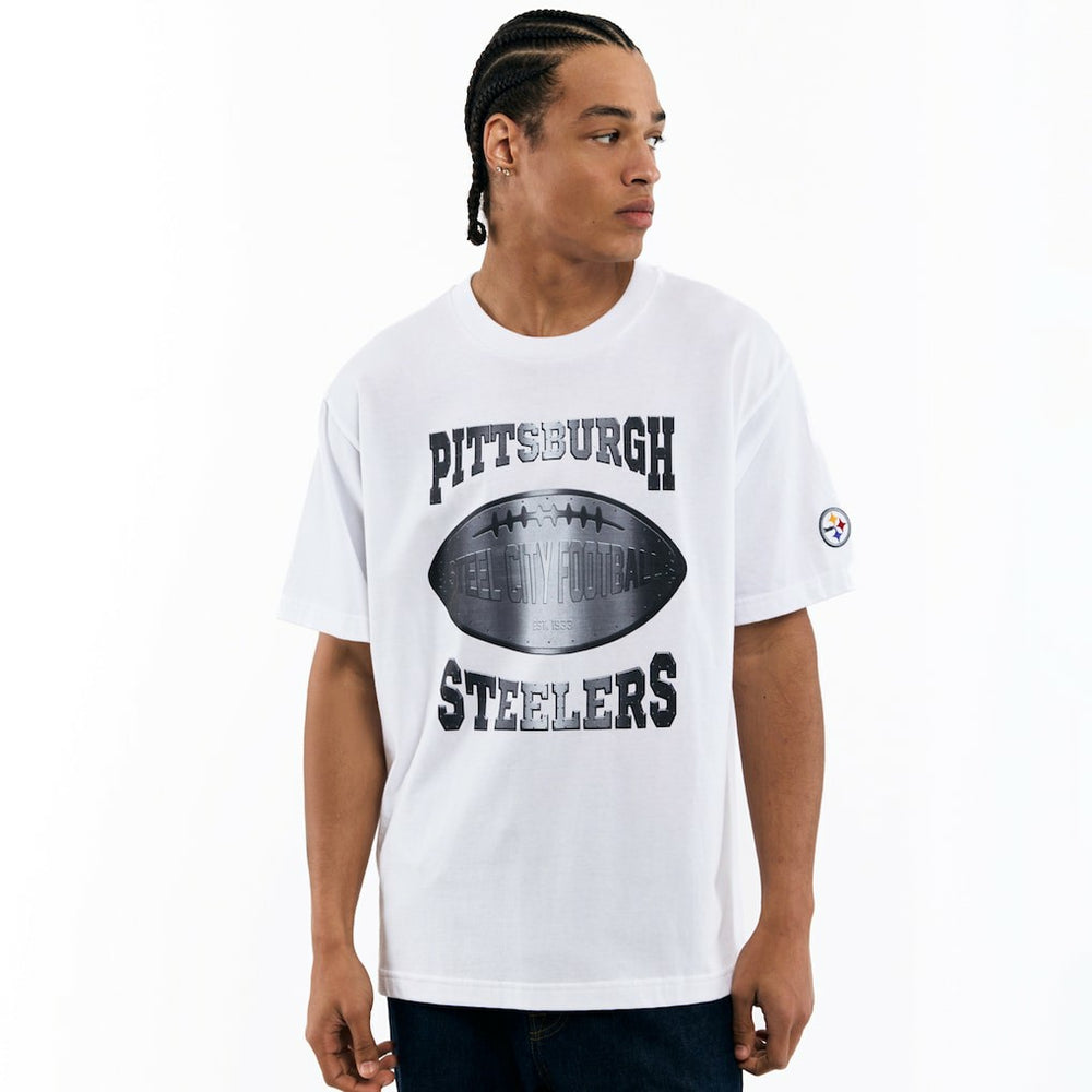 Pittsburgh Steelers Golf Wang Unisex Cutout T-Shirt - White - NFL