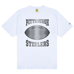 Pittsburgh Steelers Golf Wang Unisex Cutout T-Shirt - White - NFL